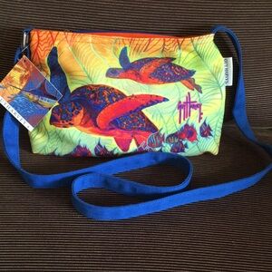 Guy Harvey Sea Turtle Crossbody Bag